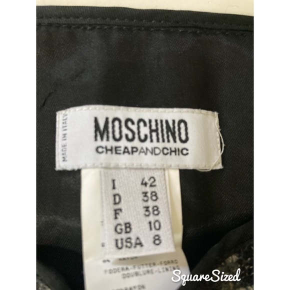 MOSCHINO CHEAP AND CHIC Mini Skirt Wool S 2 4 - Picture 2 of 3